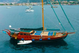 turkish wooden yacht tirhandil for sale