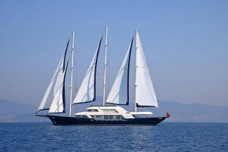luxury motor sailer yacht for sale Turkey
