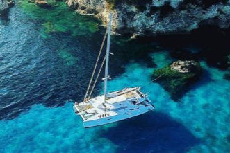 Catamaran World's End Greece