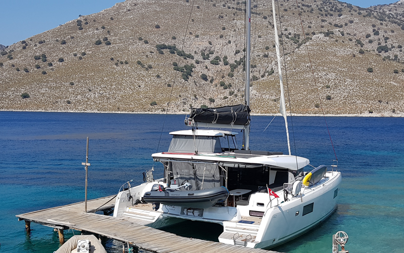 catamaran lagoon 42 for rent Gocek Fethiye Turkey